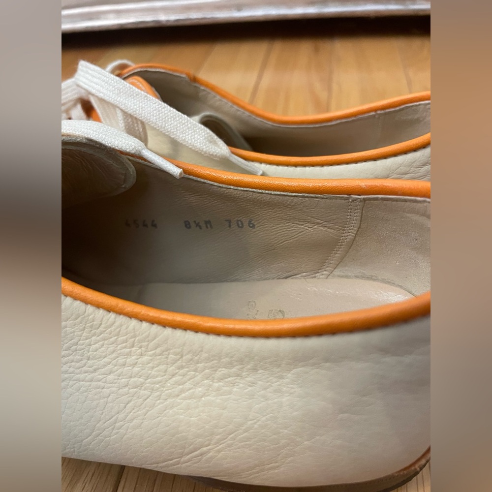 Gravati Orange and Cream Women's Saddle Shoes Size 8.5 - Picture 13 of 13
